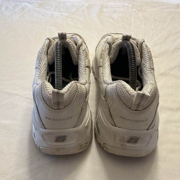 Skechers Women's D'lites SN11931EW Athletic Shoes Sneaker White Sz 11 - Picture 7 of 16